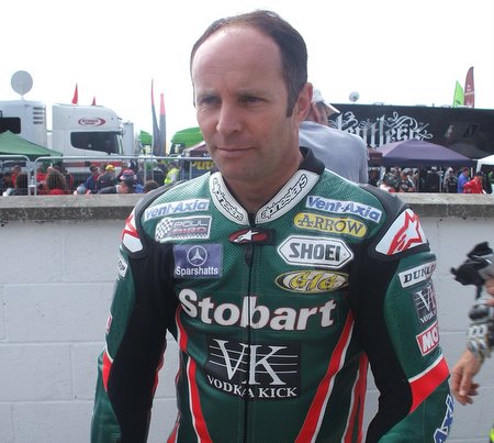 Ian Lougher, pictured at the Centenary TT, is one of the stars due to be in action this weekend